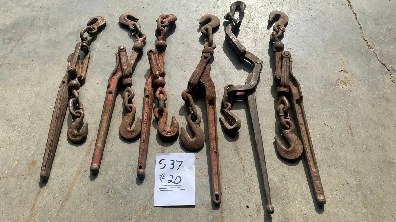 Chain, Tighteners, Boomers - Qty 6 (P9-Out-L-S37)