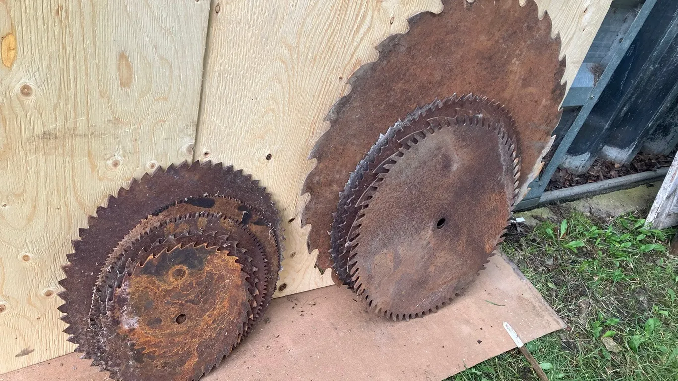 10 Saw Blades Ranging from 14” to 37” in Diameter (P9-Out-K-S285)