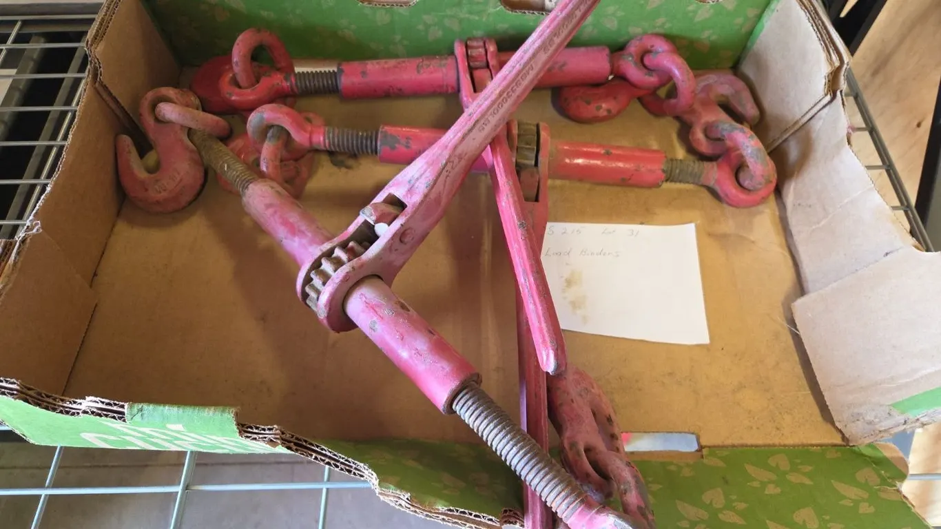 3 Load Binders, Marked 31 (P9-A1-S215)