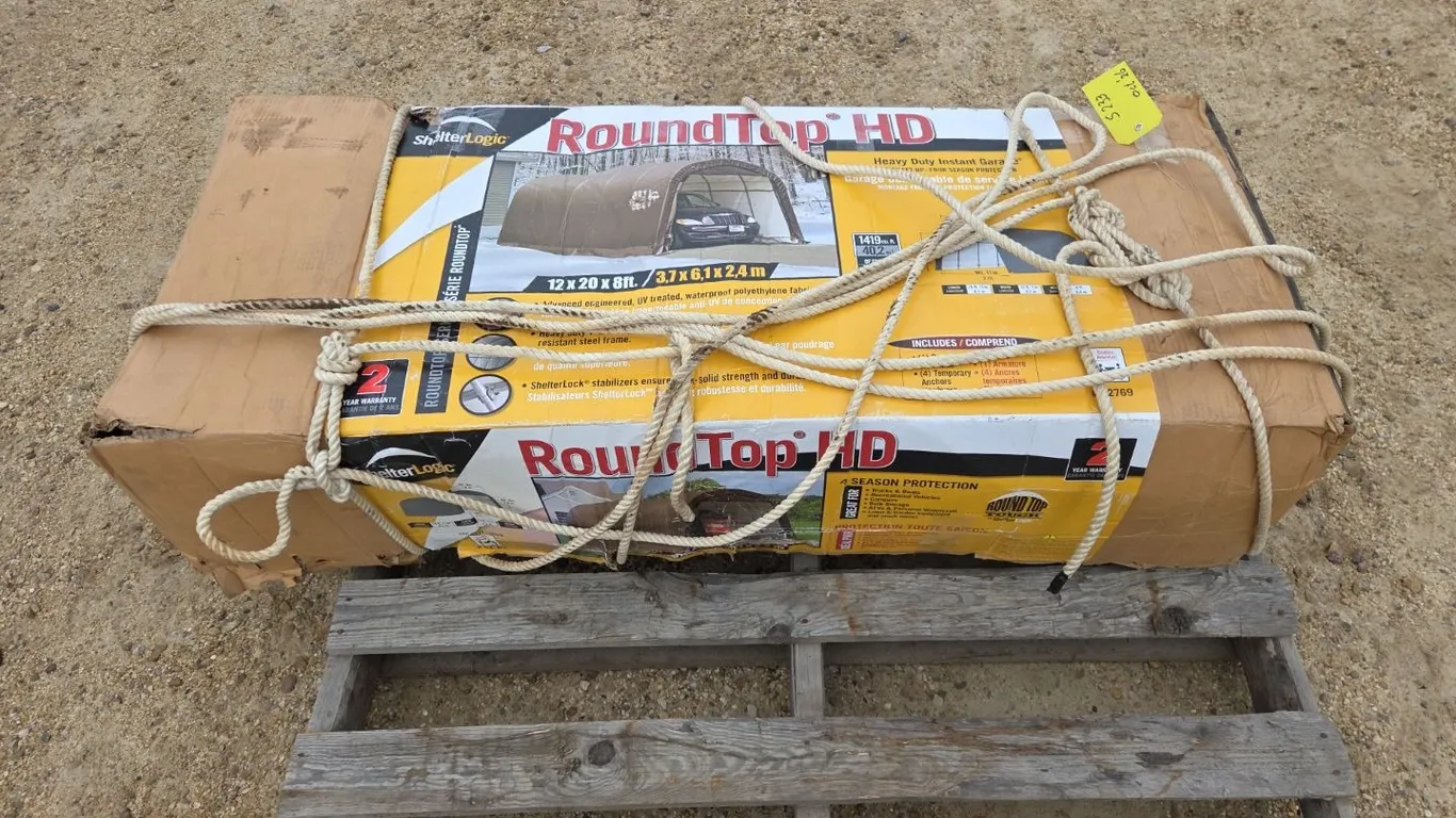 New Tarp Shed Frame 20x12 (only comes with back tarp) (P9-FL-S233)