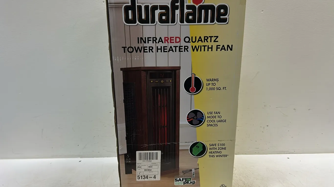 Duaflame Infrared Quartz Heater with Remote (P2-SWT1-S2270)
