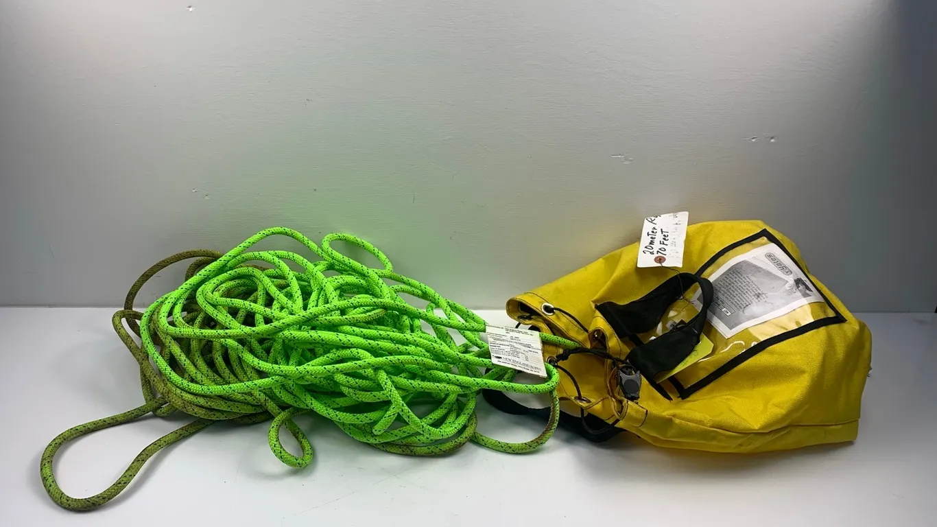 70' of Rope in Bag, New England Rope Climbing Company, Item #3 (P2-WWS2-S37)