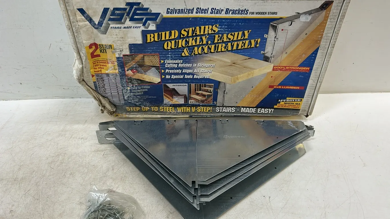 2 Step Stair Brackets, New As Per Seller, Item # 2 (P2-SWT1-S2107)