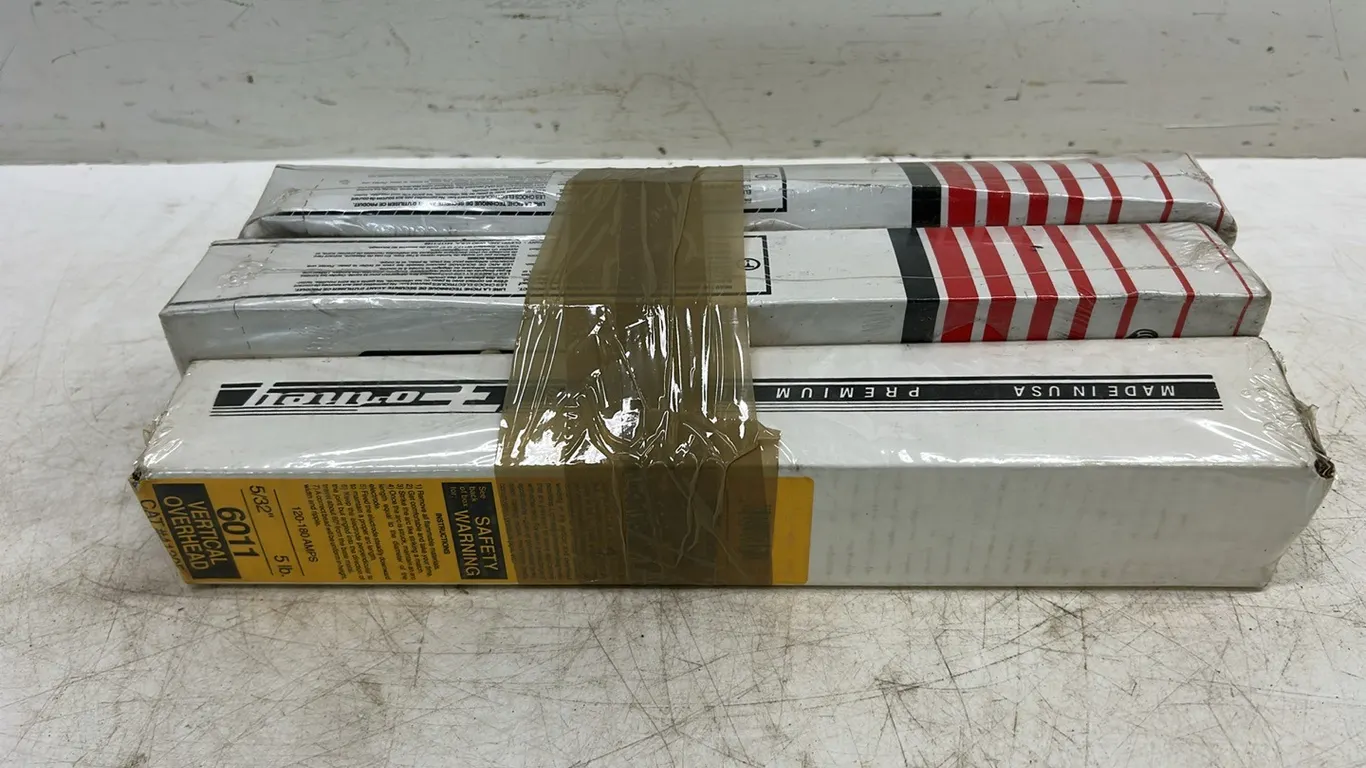 Welding Rods in Sealed Pkgs, 5/32 6011, 7018 AC 7014, 25 Lbs, New As Per Seller, Item #9 (P2-SWT2-S2107)