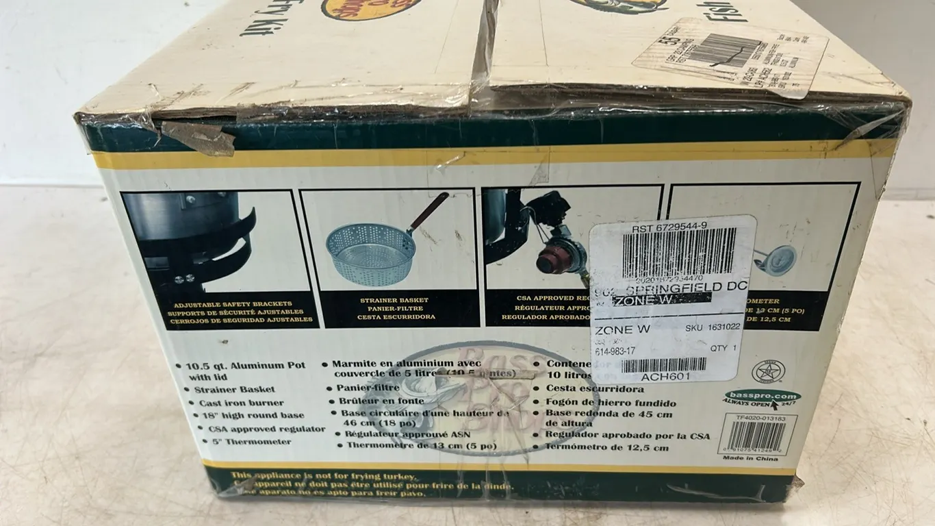 Cabela's Fish Fryer, New As Per Seller In FactorySealed Box (P2-WWS4-S2320)