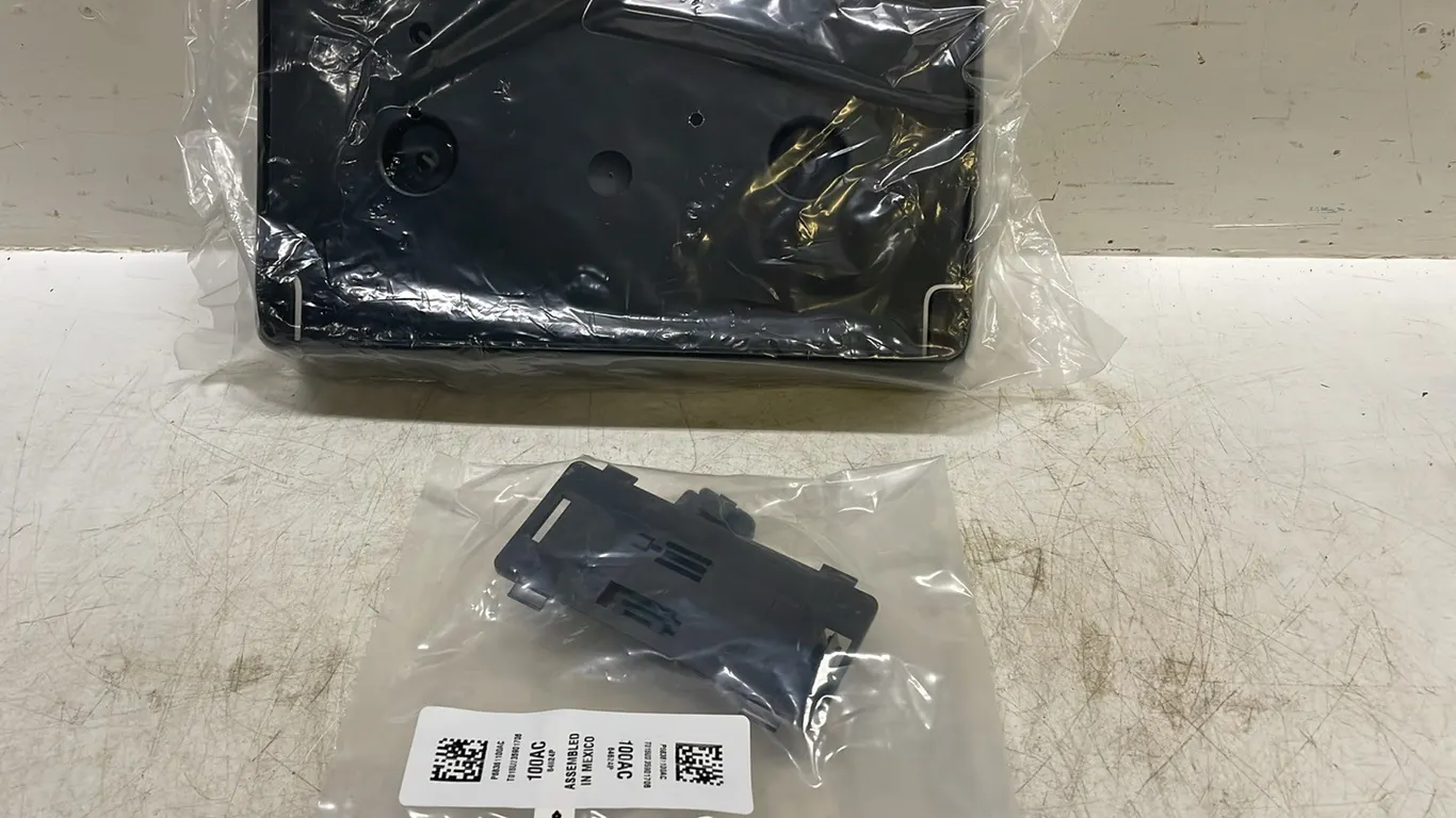 Plastic License Plate Frame, New As Per Seller (P2-NWT1-S2324)