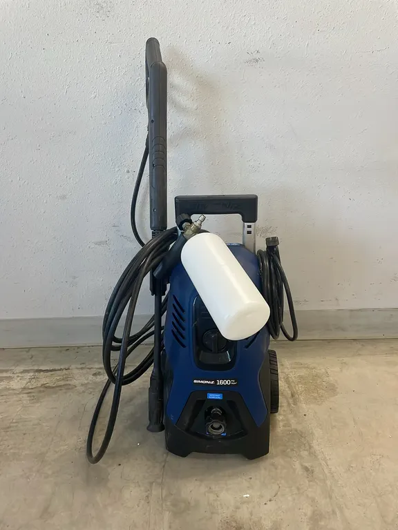 Simonez 1600Psi Pressure Washer with Foam Cannon, Works As Per Seller, Marked G11 (P2-CRFL-S2324)