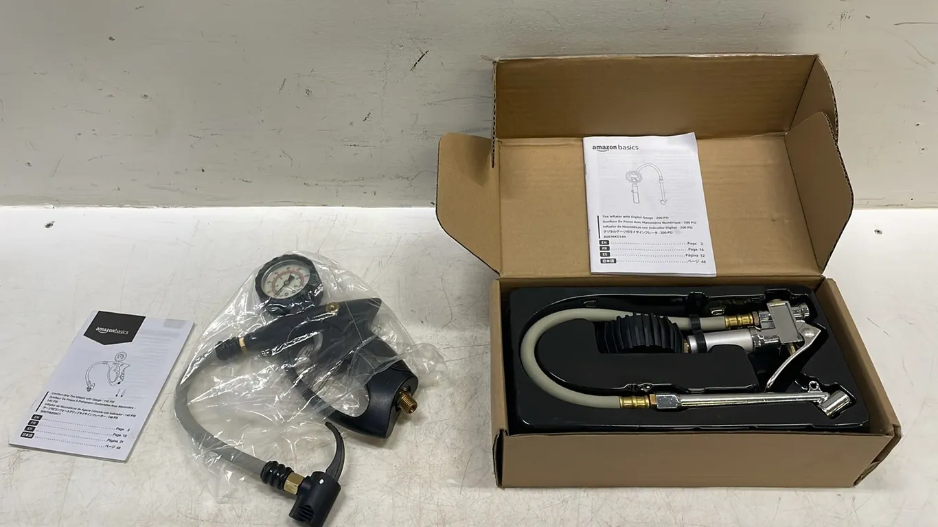 2 Amazon Tire Inflaters, New As Per Seller, Marked #1 (P2-NWT4-S39)