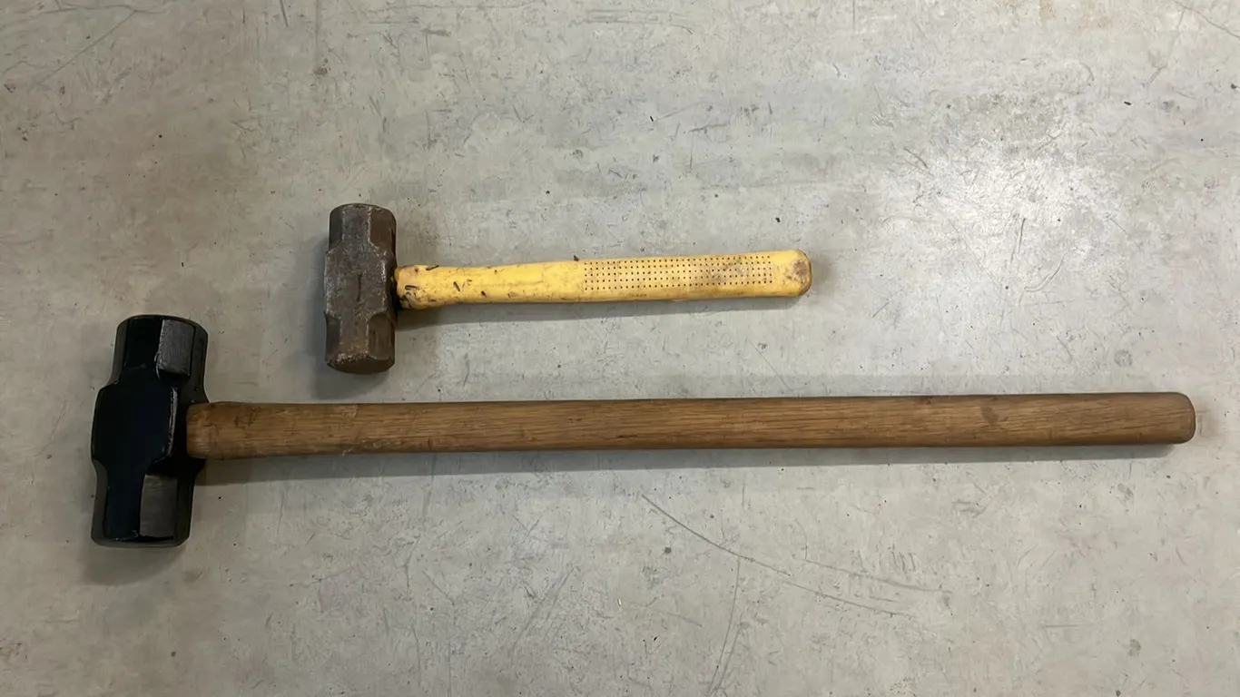 4Lb & 8Lb Sledge Hammers, Marked #25 (P2-NWT4-S39)