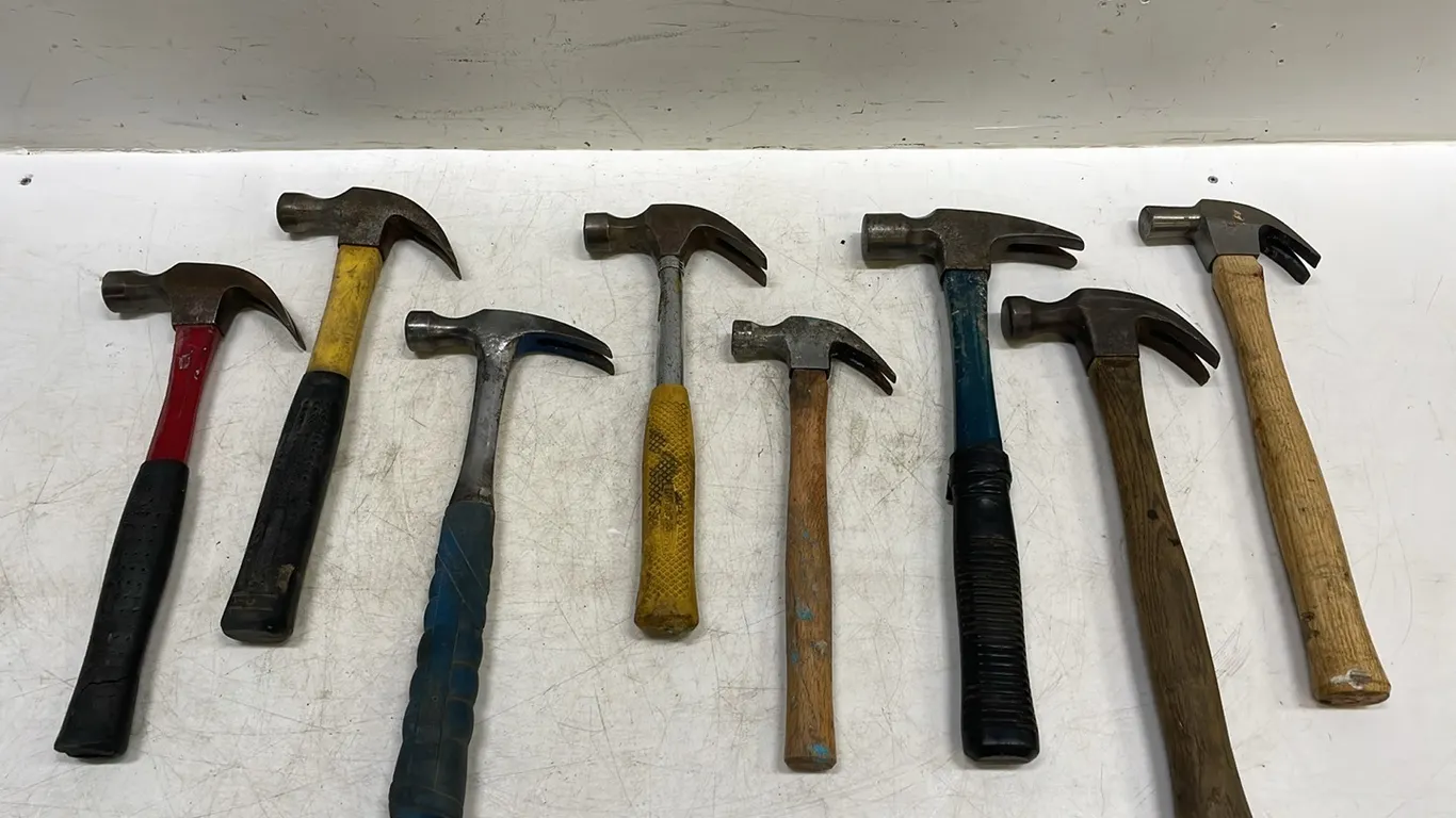 Pail of Claw Hammers, Marked #35 (P2-EWFL-S39)