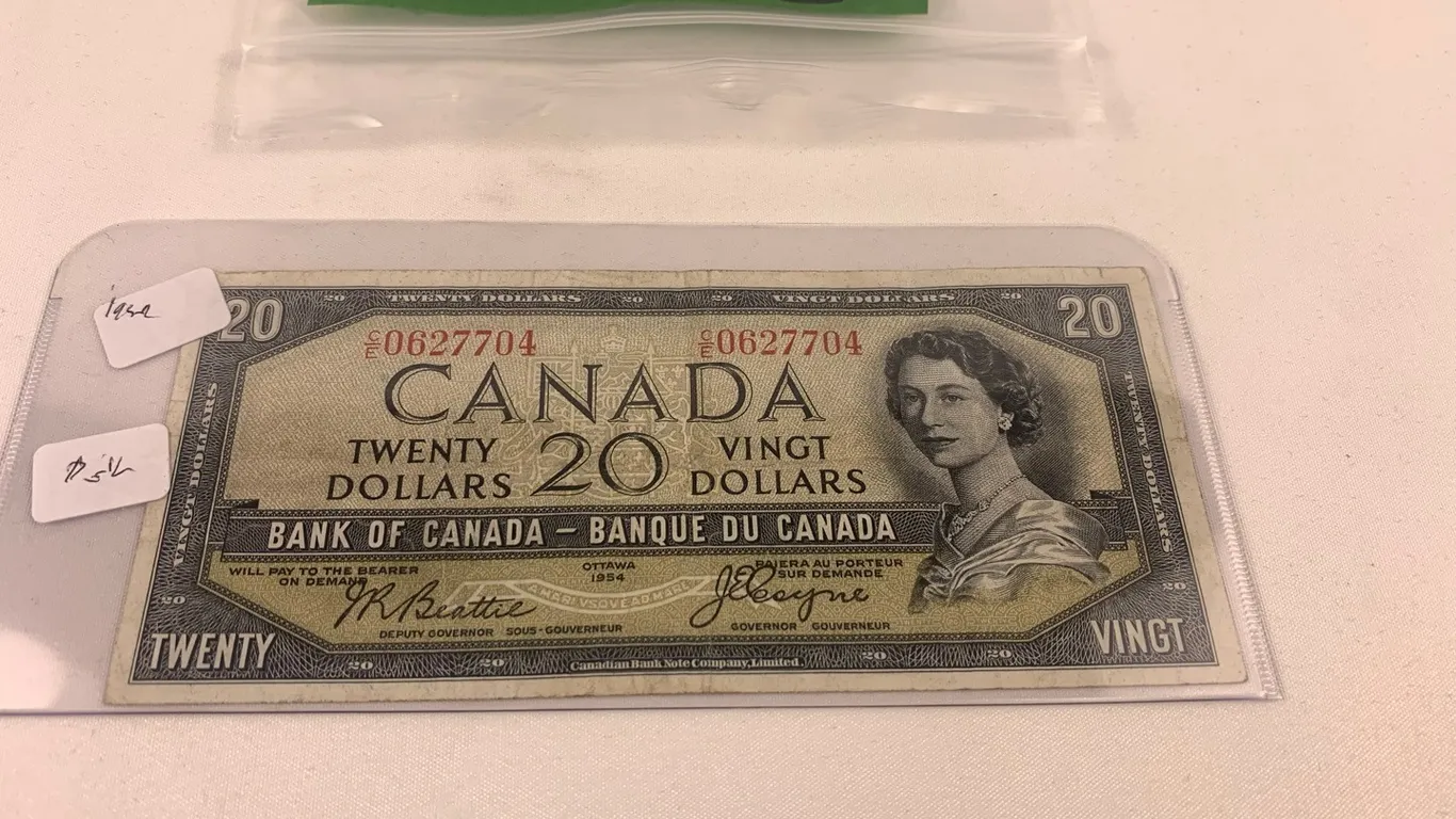 $20 Bill, 1954 Series, Item #3a (P6-S2162)