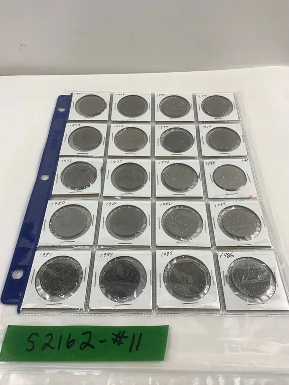 Silver Dollars, Various Years, Item #11 (P6-S2162)