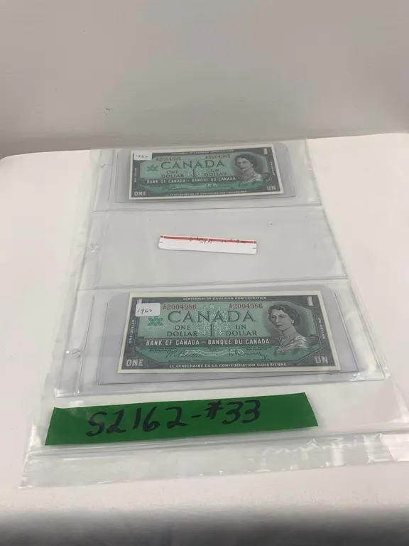 2 - Centennial $1 Bills, Item #33 (P6-S2162)