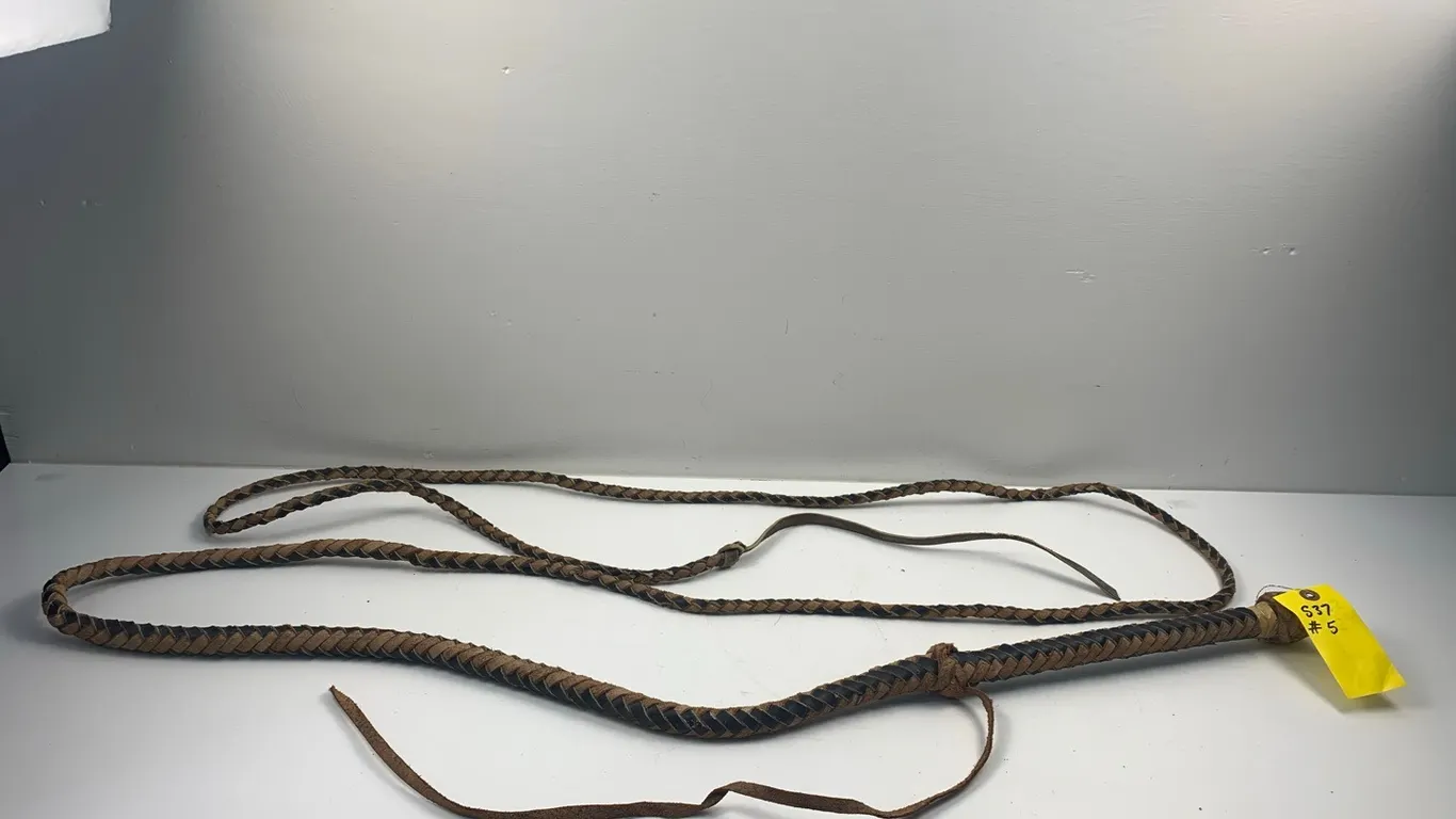 Leather Whip, Item #5 (P6-S37)