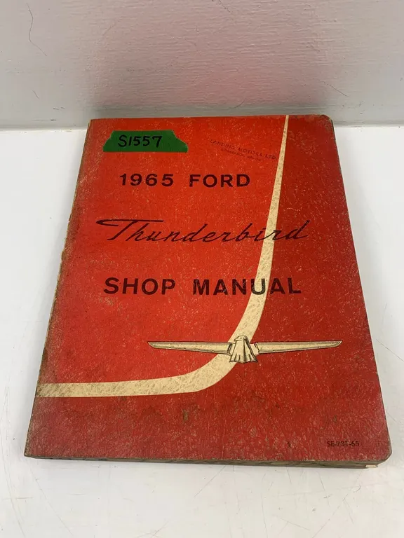 1965 Ford Thunderbird Shop Manual, Item #14 (P6-S1557)