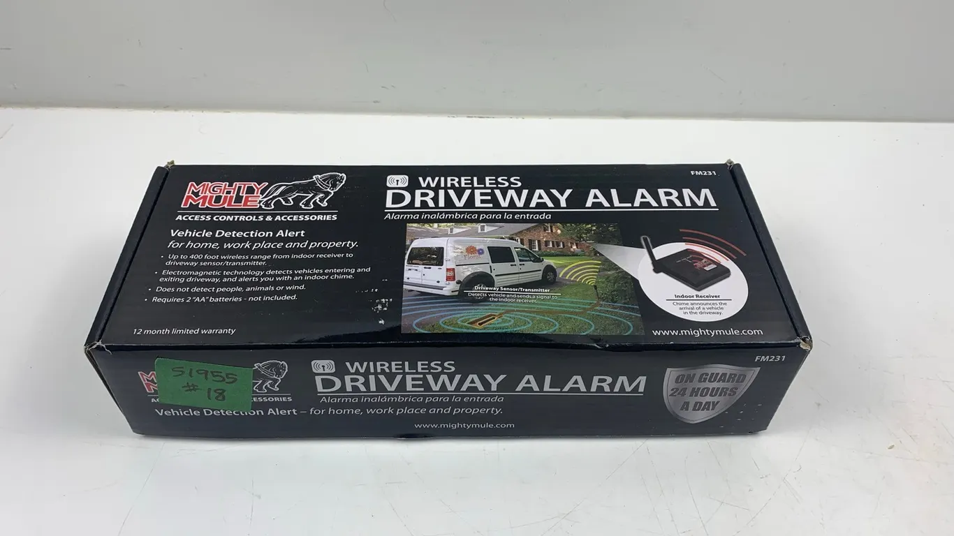 Wireless Driveway Alarm, Lot 18 (P6-S1955)