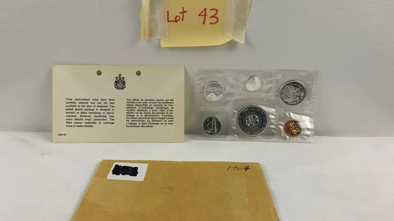 Silver Birth Year Set 1964, Item #43 (P6-S414)