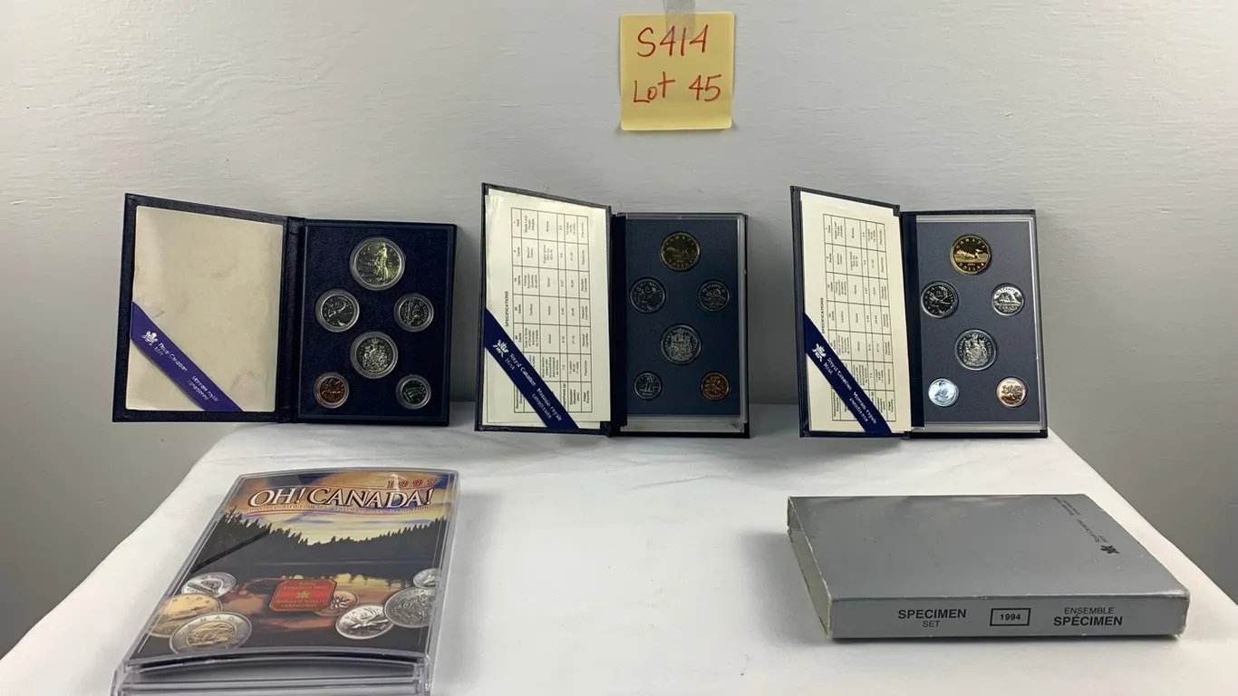 Canadian Coin Sets Uncirculated: 1981, 1994 (2), 1999, Item #45 (P6-S414)