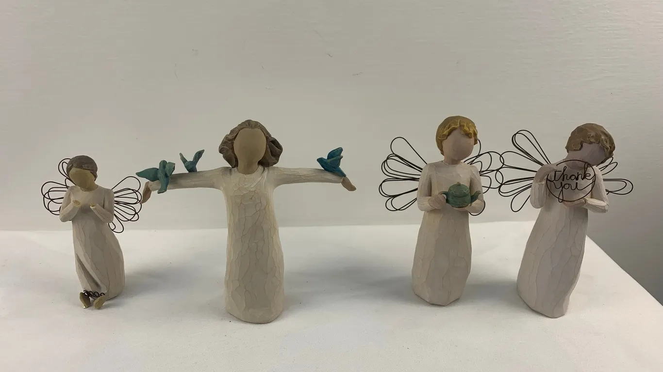 4 Willow Tree Ornaments, Item #26 (P6-S1074)
