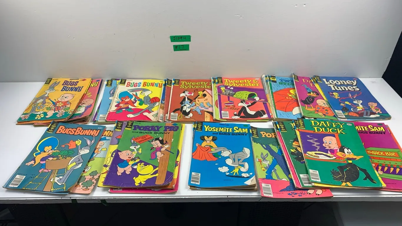 Assortment of Vintage Looney Toons Comics, Lot 17 (P6-S1094)