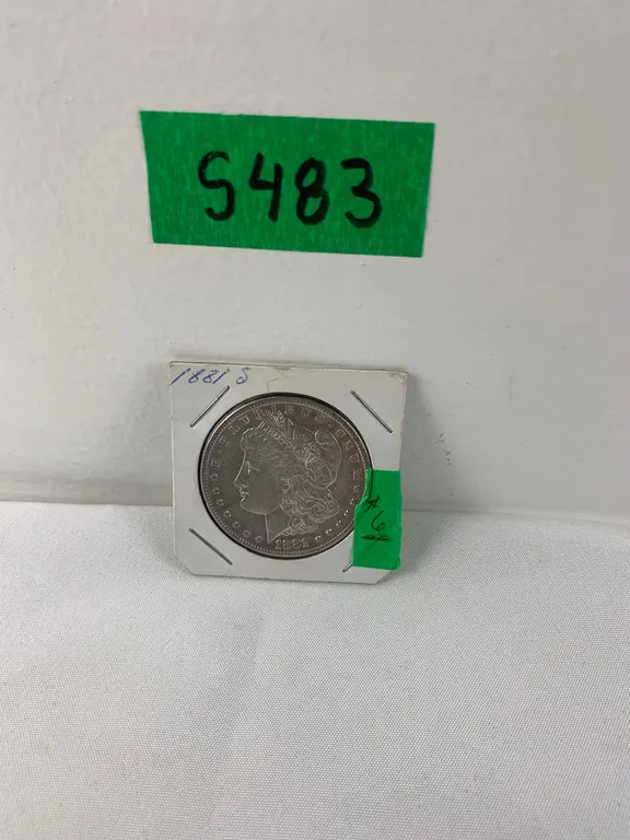 1981 Morgan "S" Silver Dollar, Lot #6 (P6-S483)