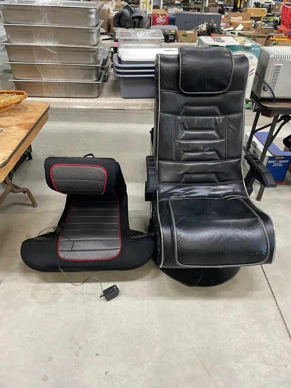 Shark Boom Chair and XRocker Electric Gaming Chair, Lot 8 (P3-R3FL-S2272)