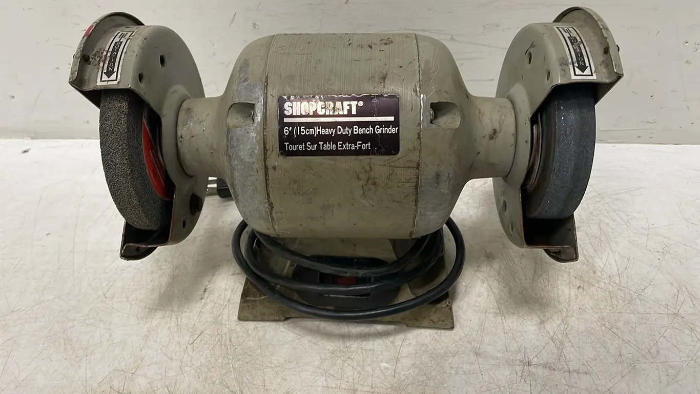 Shop Craft Heavy Duty Grinder 6", Works As Per Seller, Marked 14 (P3-WWS7-S11)
