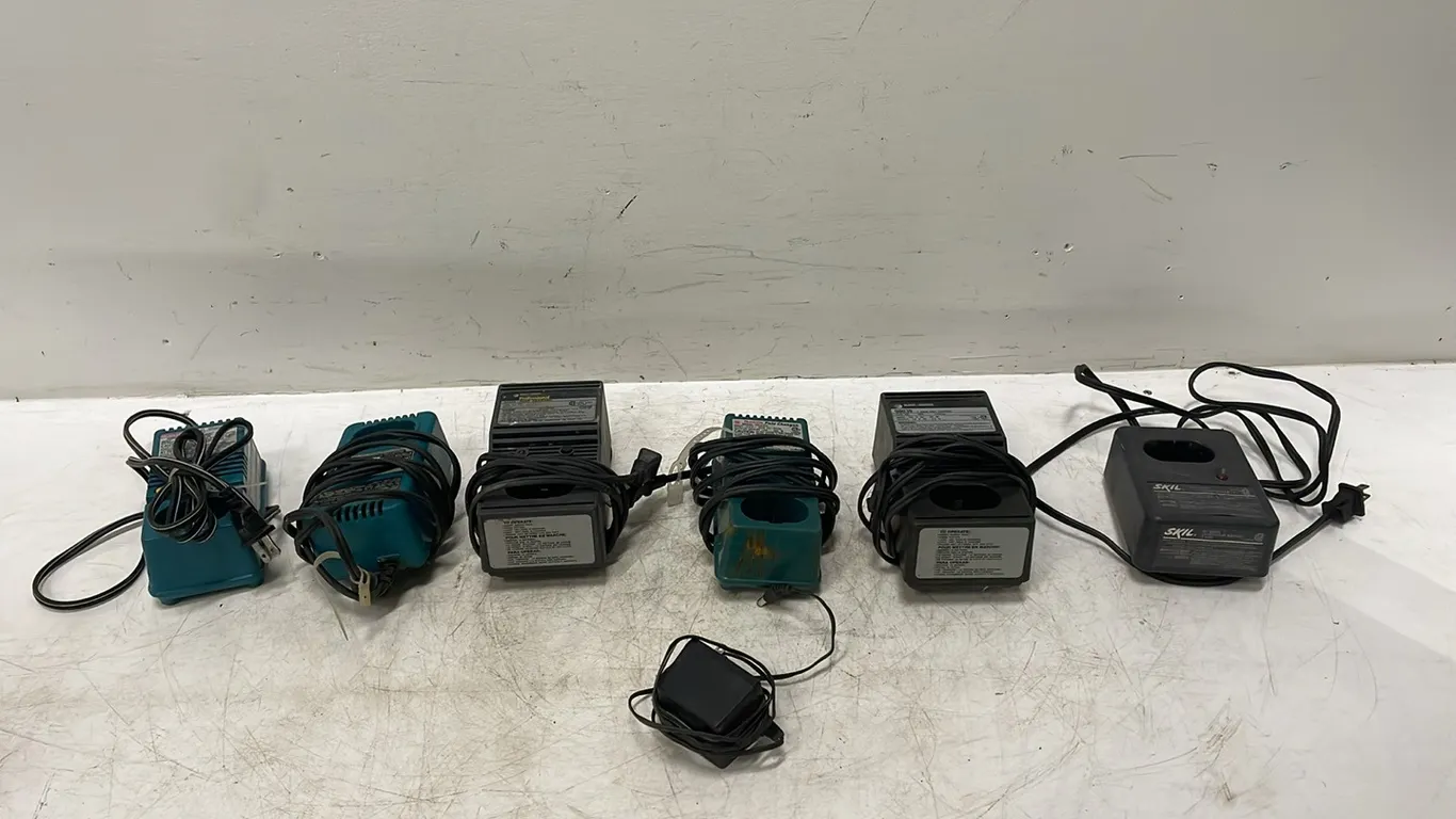 6 Battery Chargers, Stick Style, Marked 24 (P3-WWS7-S11)