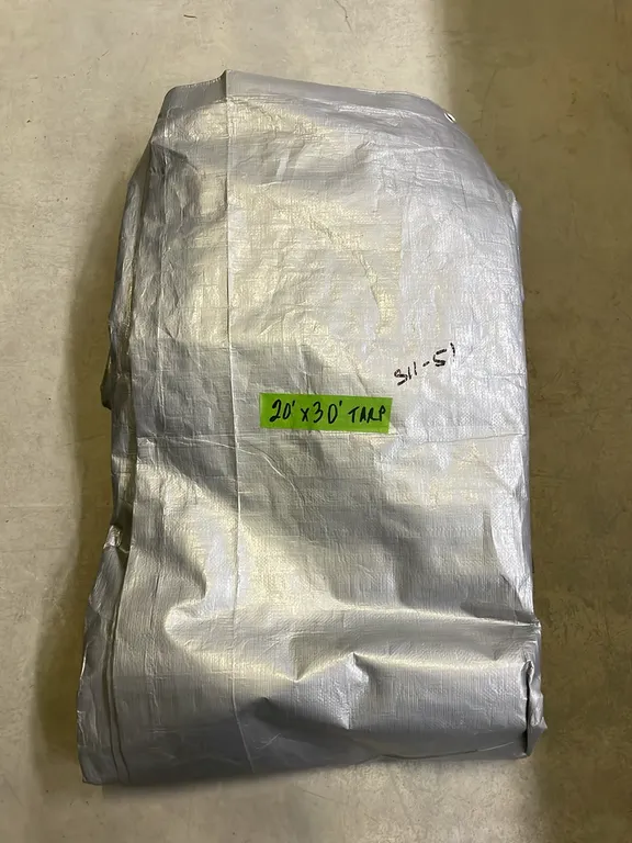 Tarp Grey 20' x 30', Marked 51 (P3-R1T2-S11)