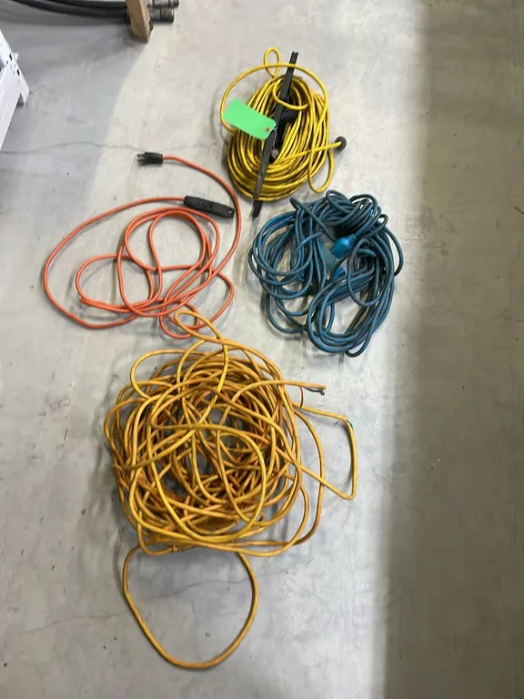 4 Extension Cords, Marked 58 (P3-R1T2-S11)