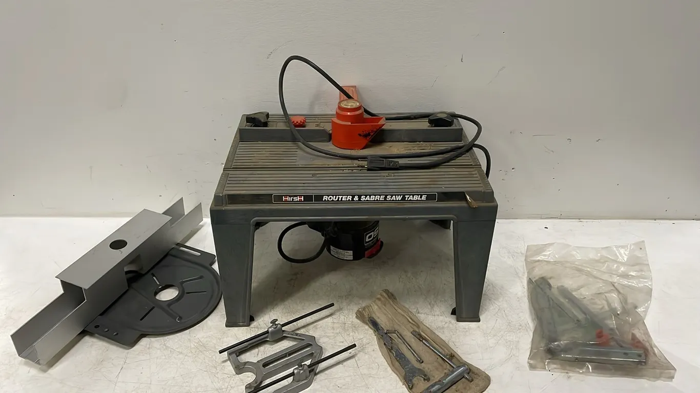 Craftsman Rotor, Hirsh Table and Accessories As Per Pictures (P3-R1T5-S2174)
