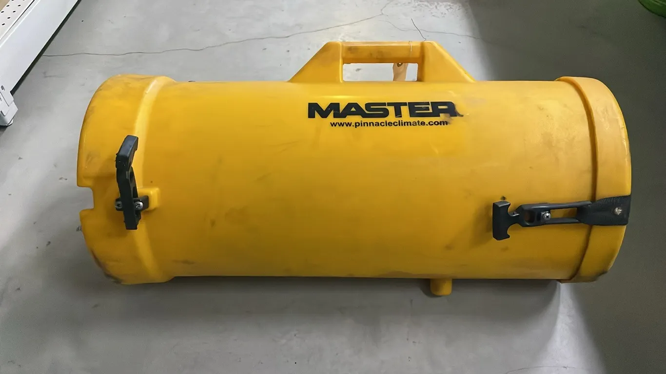 Master 8" Ventilator Duct Cannister with Approx 15' of Fresh Air Ducting, Item #1 (P3-R1T5-S483)