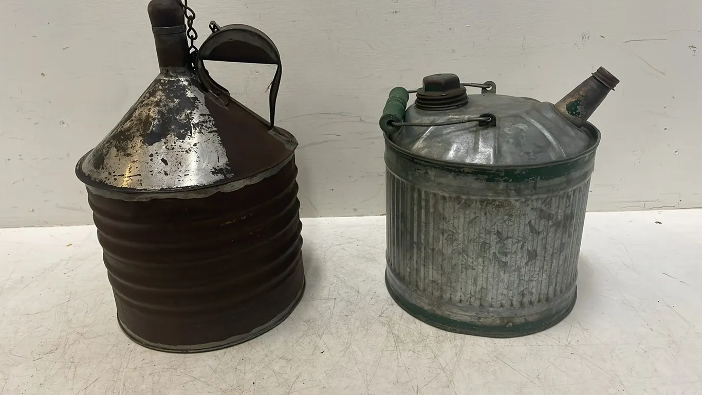 Vintage CPR Railroad Gas Can and 1 Gallon Gas Can, Item #16 (P3-SWT1-S1557)