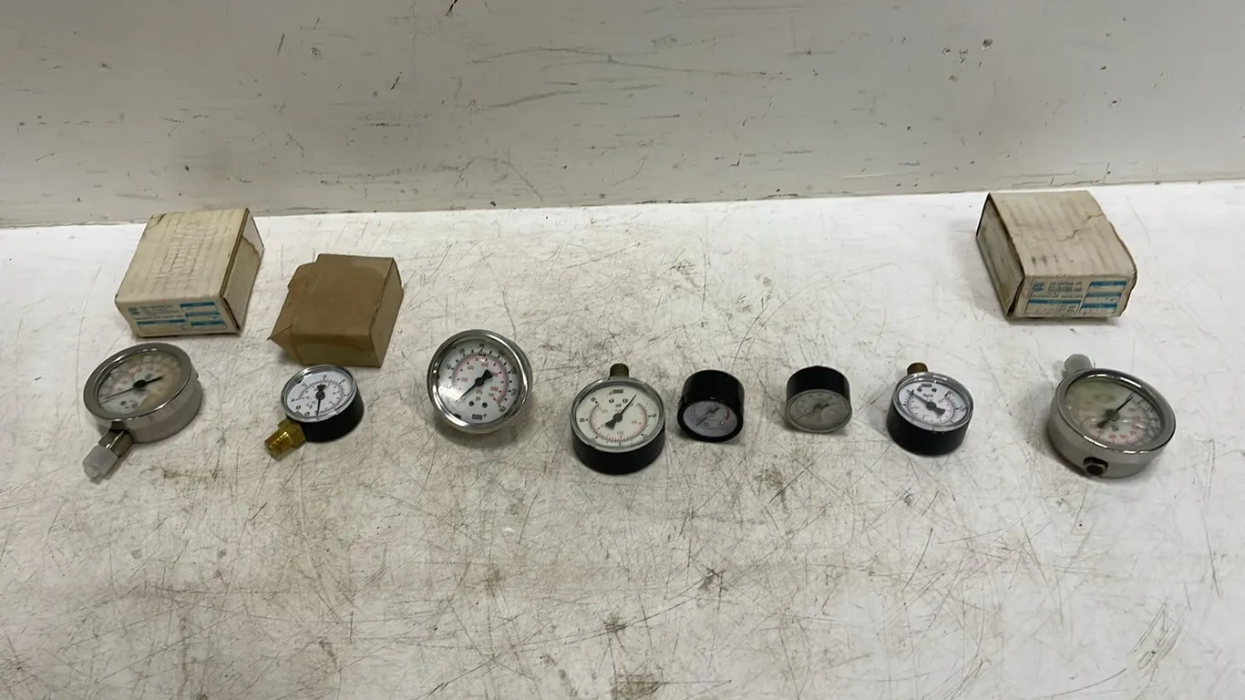 8 Wika Gauges, 7 Are High PSI (P3-R2T6-S2129)