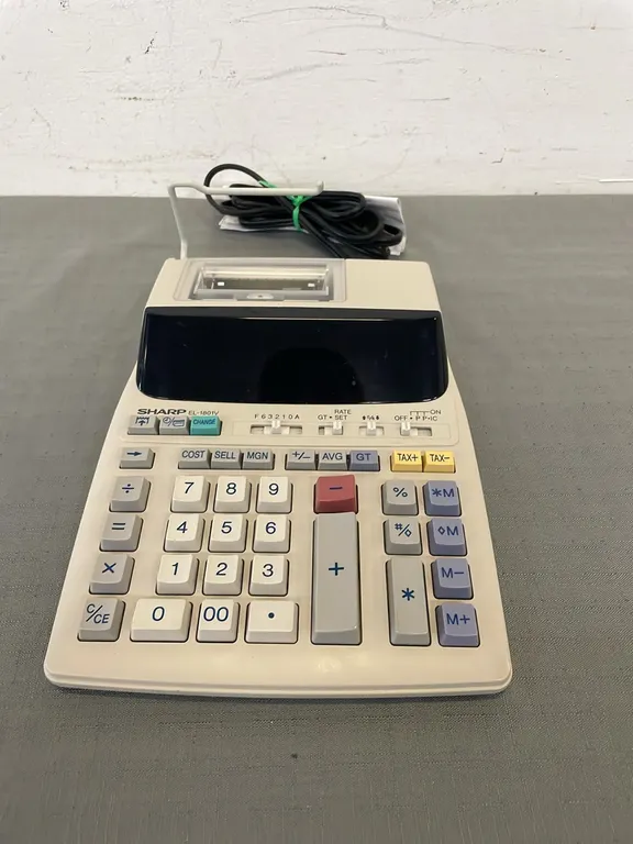 Sharp Desk Calculator, Item #15 (P3-EWS3-S1074)