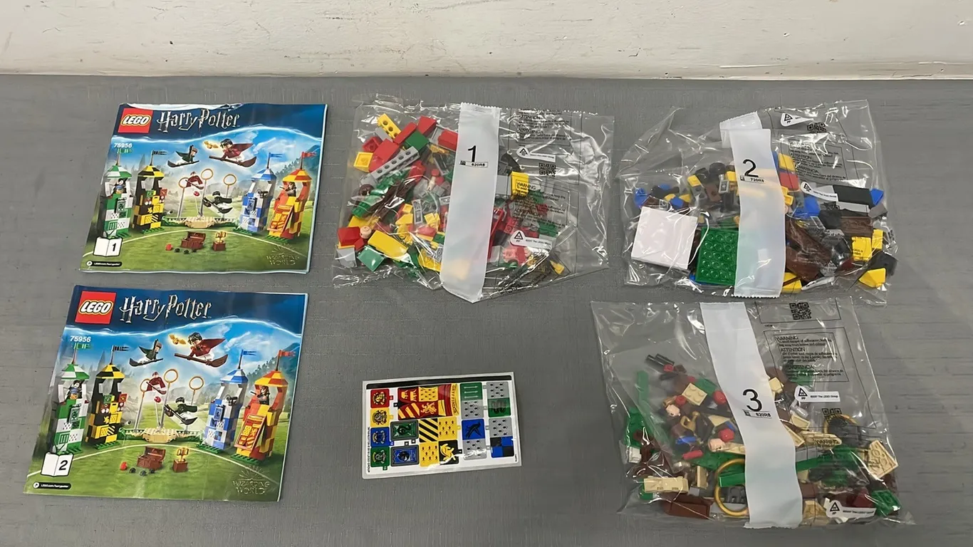 Harry Potter Lego 75956 Quidditch Match, Seller States That it is a New Unopened Complete Set with No Box (P3-WWS5-S2042)