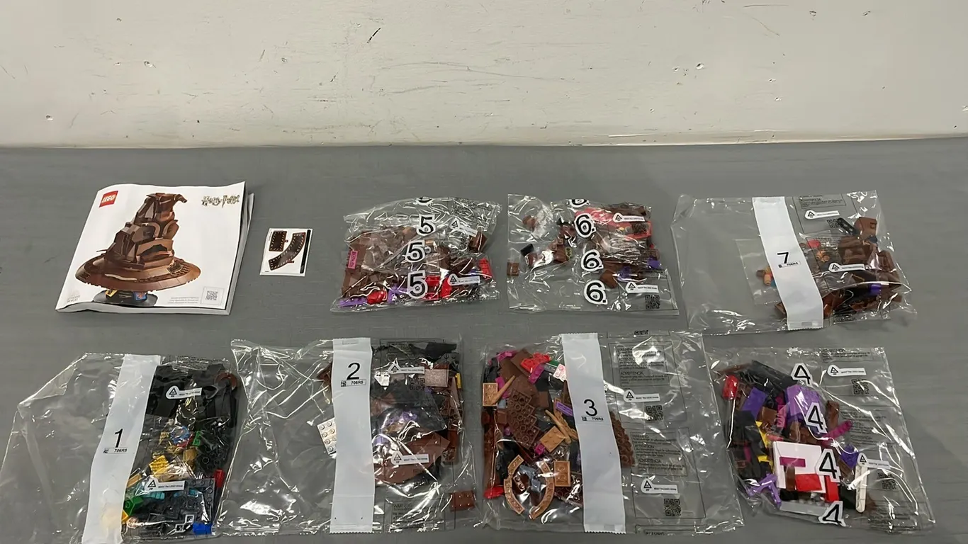 Harry Potter Lego 76429 The Sorting Hat, Seller States That it is a New Unopened Complete Set with No Box (P3-WWS5-S2042)