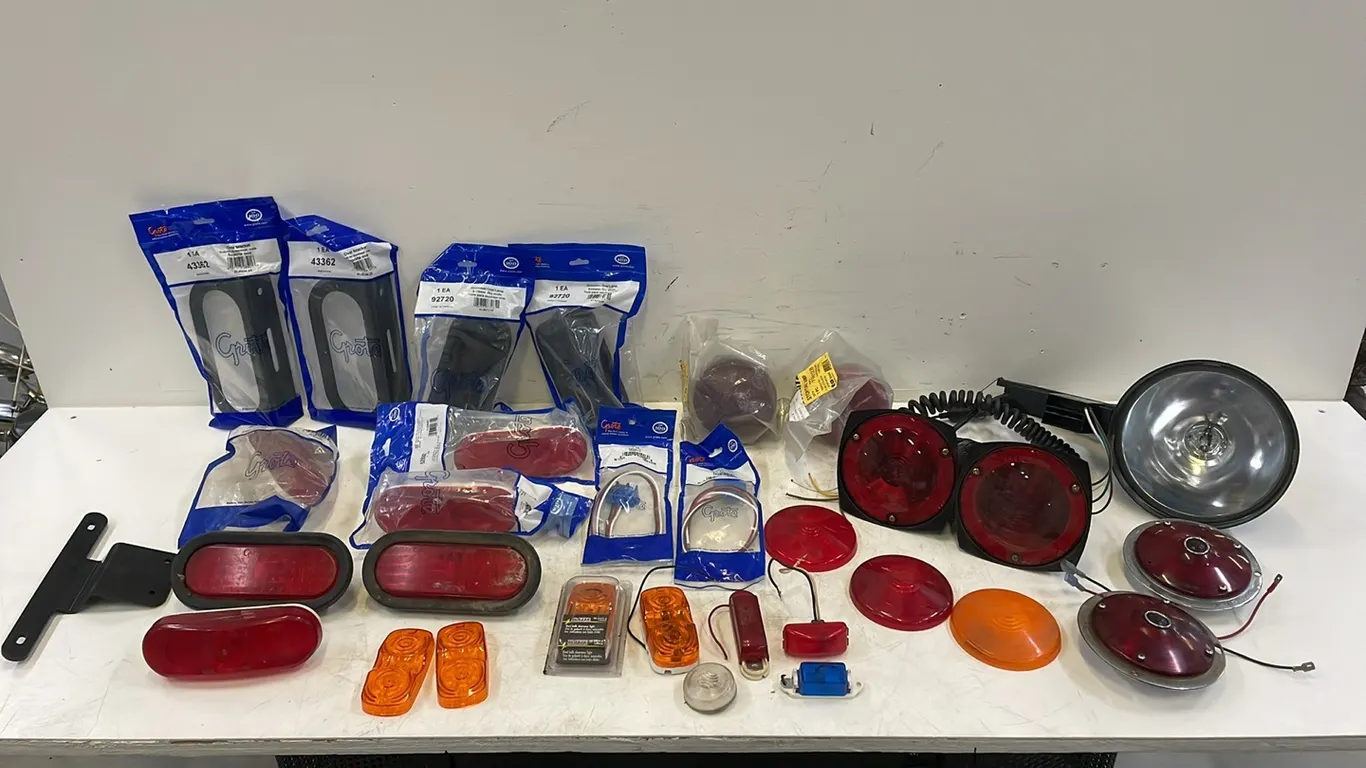 Taillights, Marker Lights, Grommets and 1 Spotlight (P3-R3T2-S24)