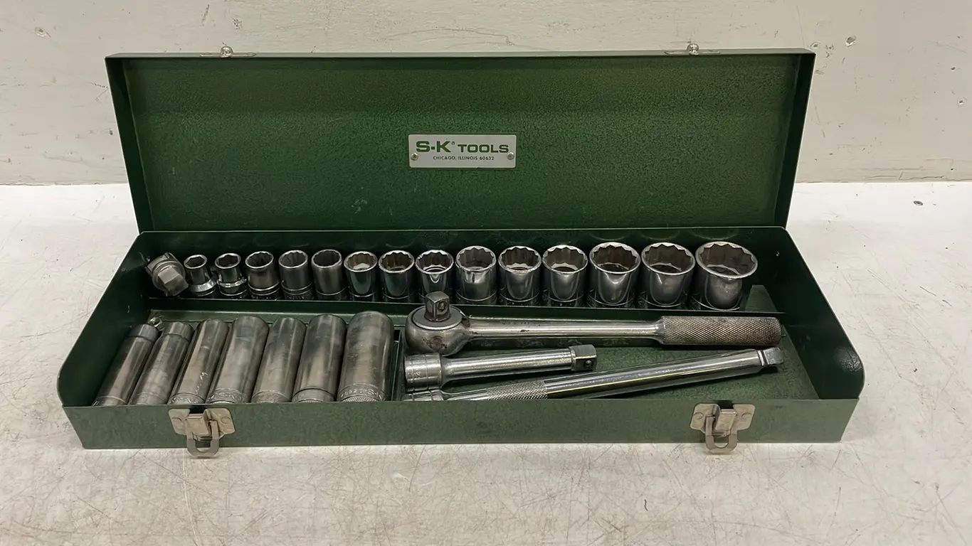 S-K 1/2" Drive Socket Set, Marked #41 (P3-R3T8-S39)