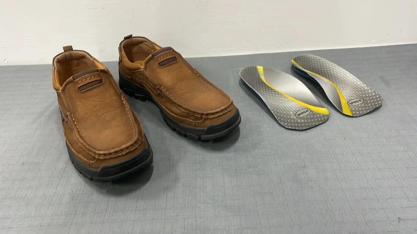 Men's Shoes, Brown, Size 9.5, New As Per Seller, Marked #7 (P4-NWS13-S160)