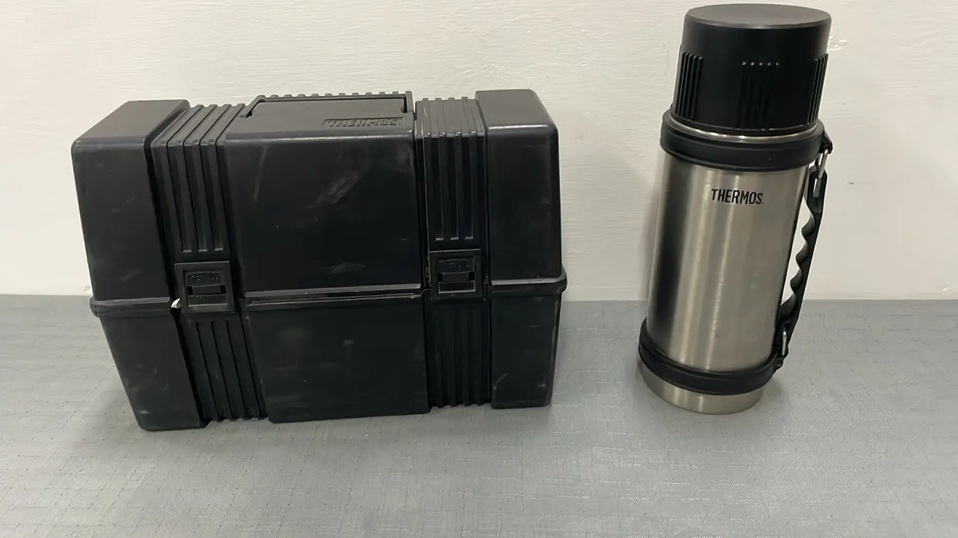 Lunch Kit and Thermos, Marked #12 (P4-SWS1-S160)