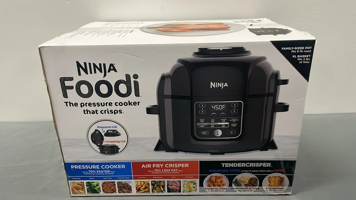 Ninja Foodi Air Fryer, New As Per Seller In Factory Sealed Box, Item #1 (P4-SWS6-S1557)