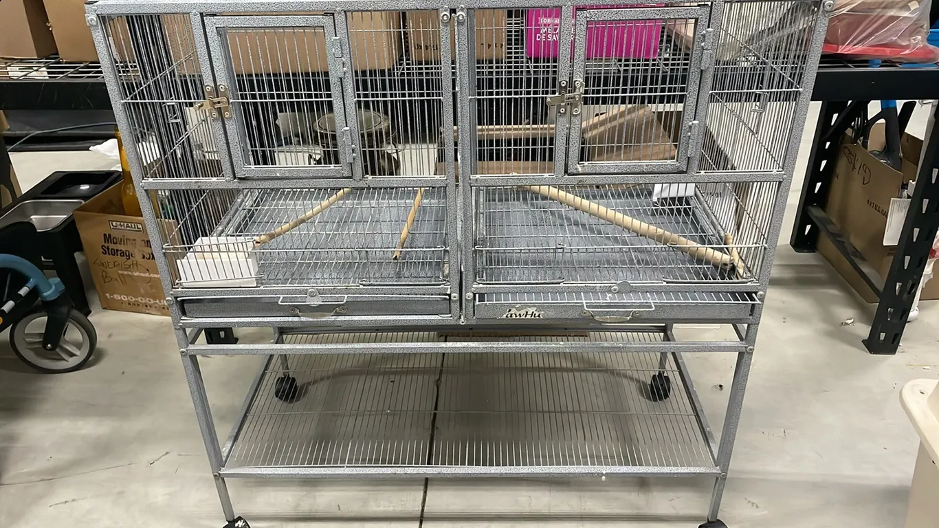 2 Sided Large Bird Cage (P4-CRFL-S81)