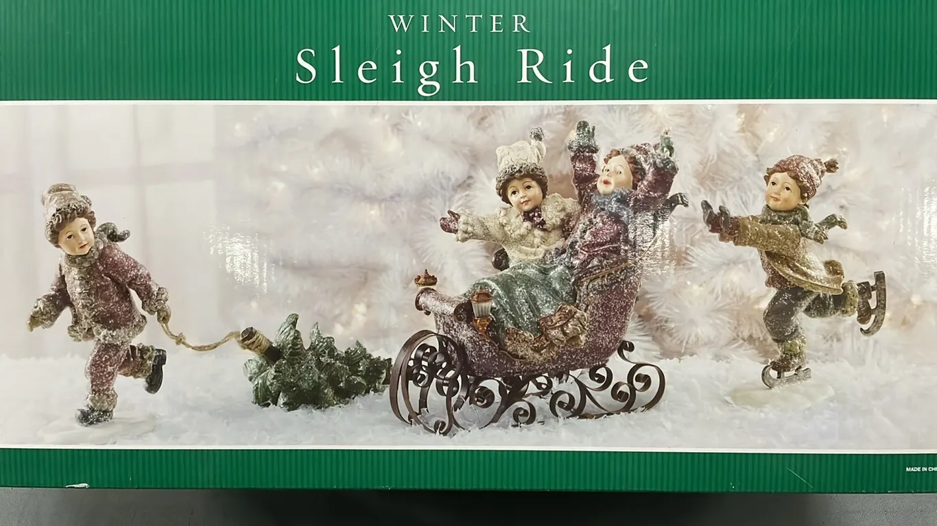 4pc Winter Sleighride Set (P4-CRS12-S1291)