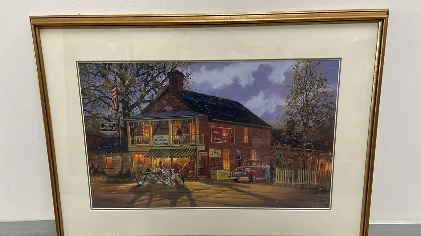 Framed "American Made" Print by Dave Barnhouse with Certificate of Authenticity, 801/1250 (P4-SWS6-S1835)