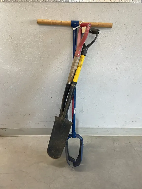 Troy Bilt Post Auger and Pair of Track Shovels, Item #21 (P5-SCC-S483)
