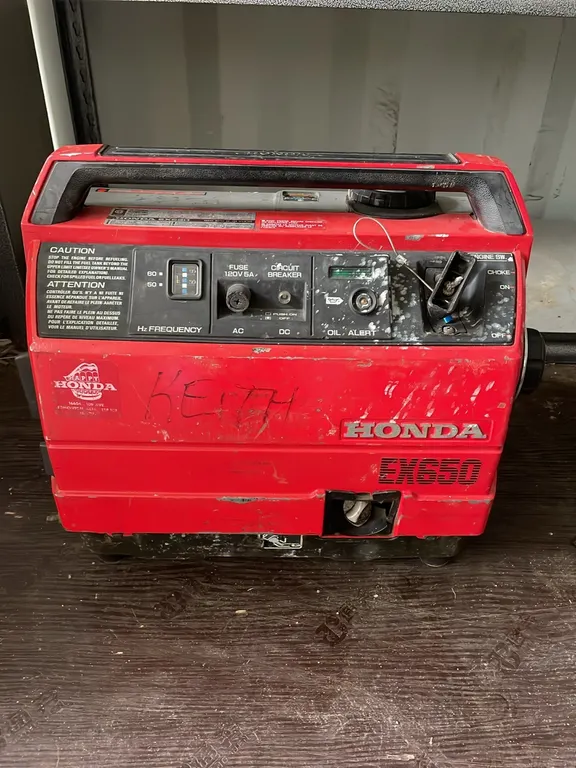 Honda 650 Generator, Seller States That It Runs Good But Could Use A Pull Spring (P5-SCC-S2320)