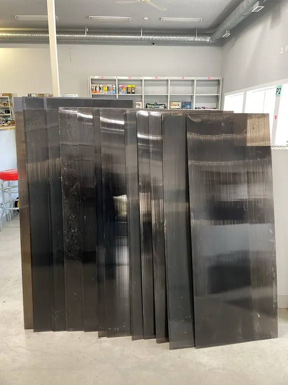 12 Poly Carbonite Sheets, Smoky (P5-SCB-S838)