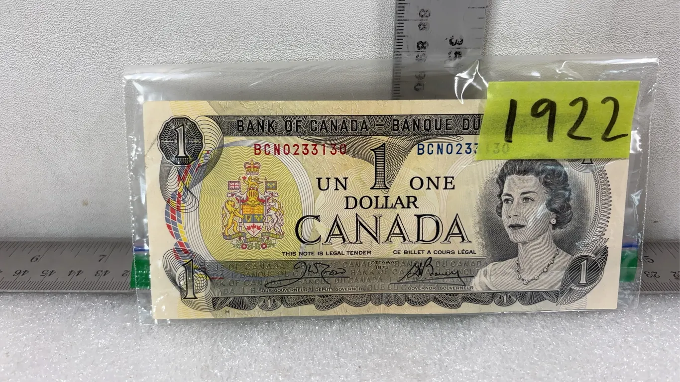 1973 Canadian $1 Bill *Unreserved*