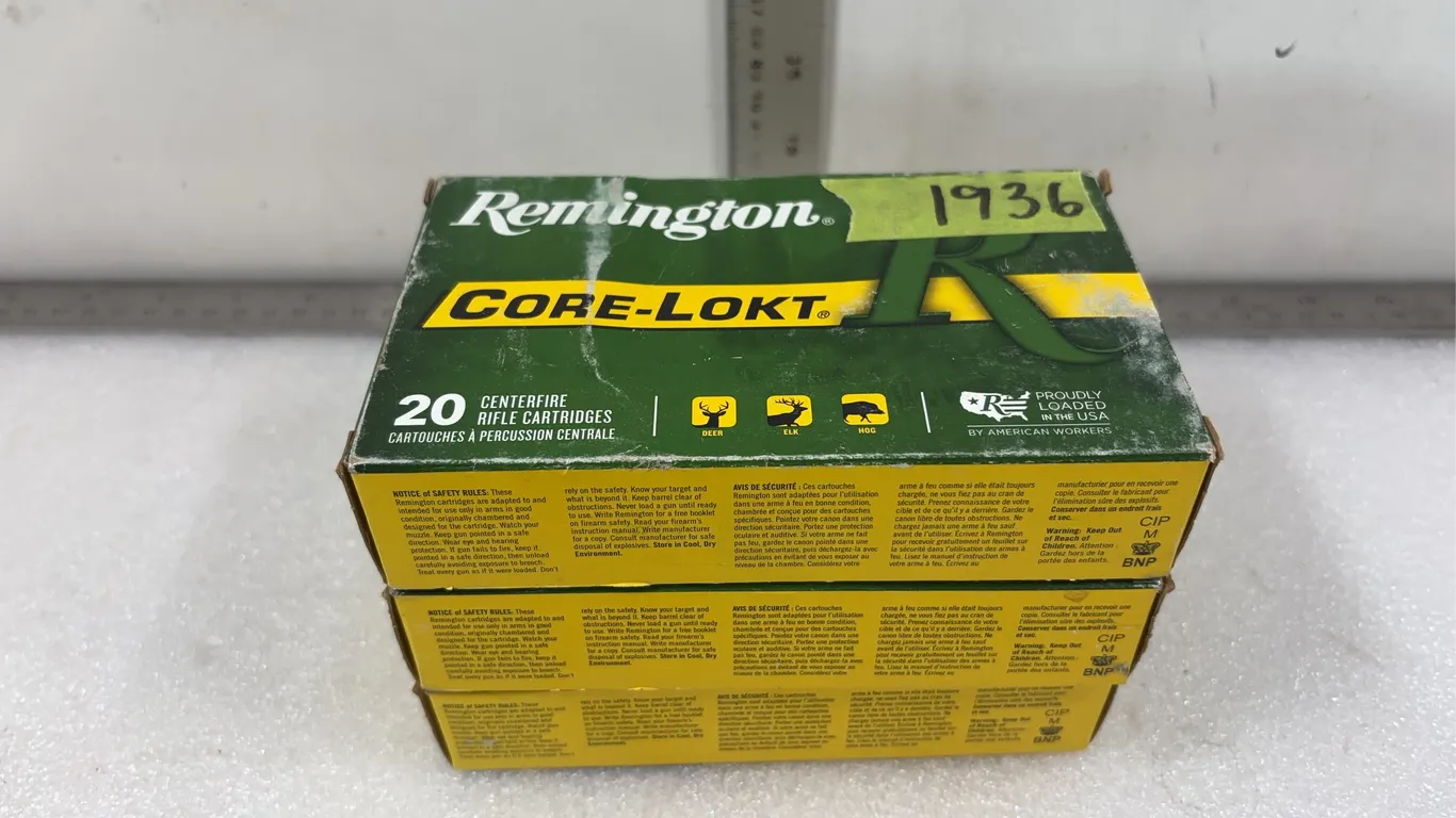 3 - Remington Core-Lokt 30-06 SPRG Cal Rounds *Unreserved*
